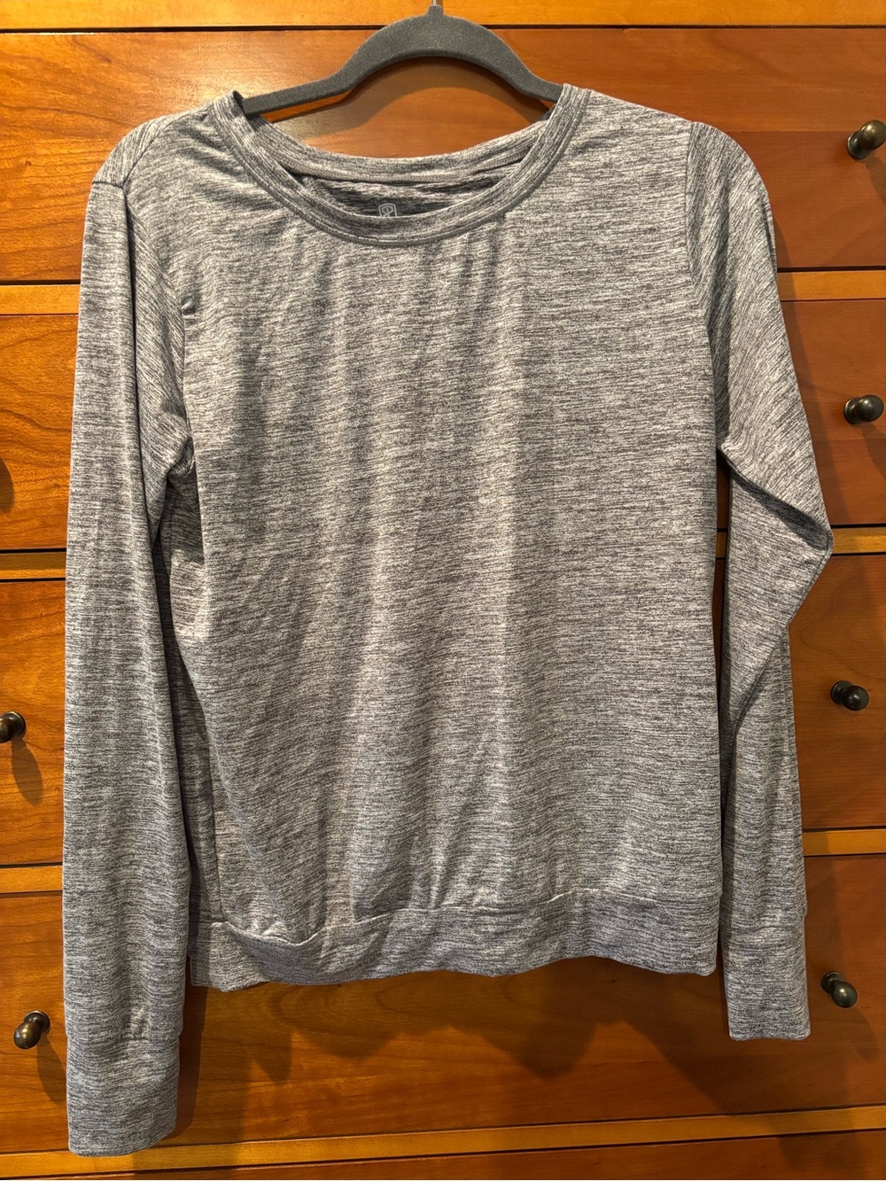 Born Primitive Heather Gray Long Sleeve Crewneck Top